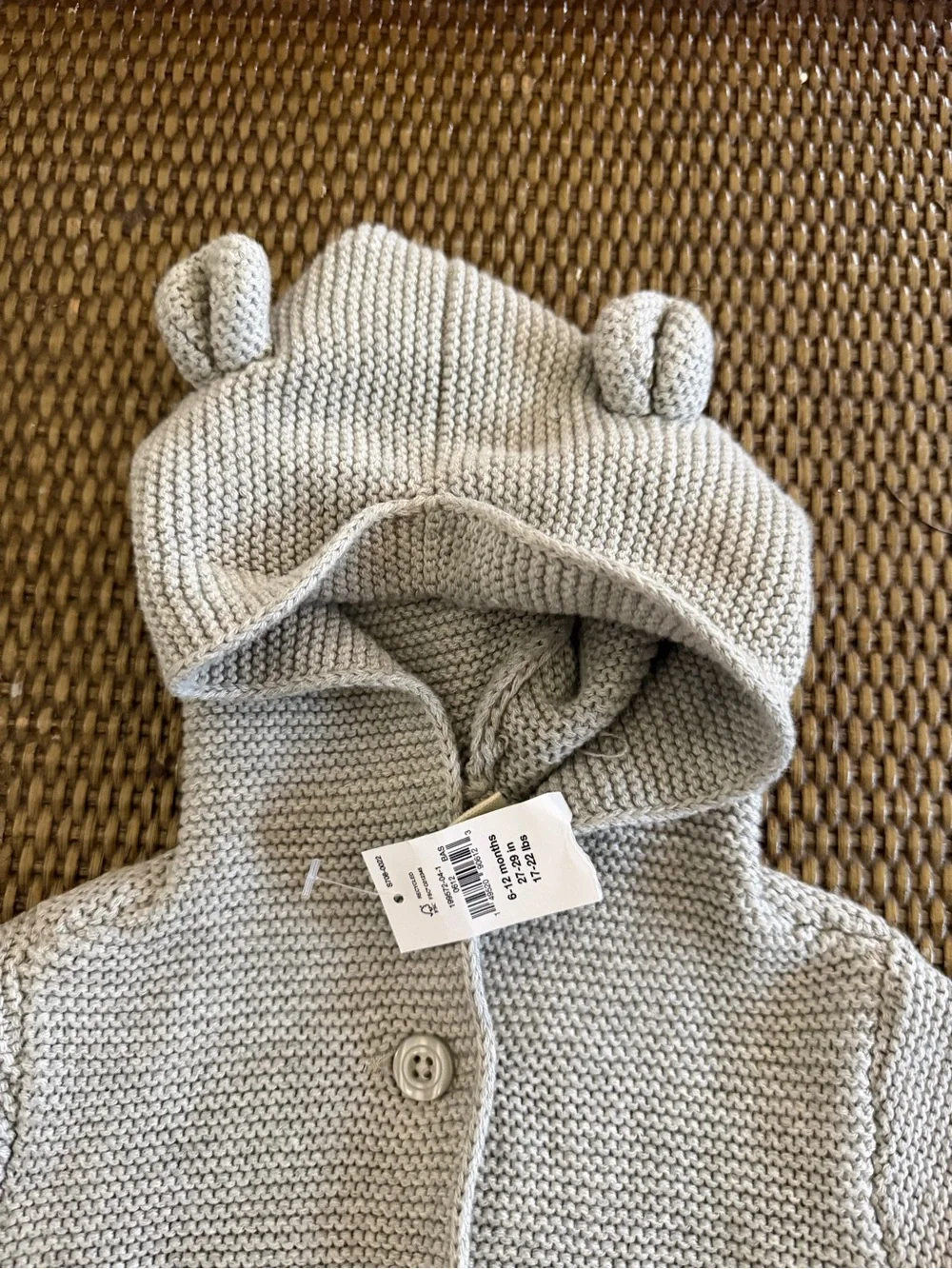 Baby Gap Size 6-12 Months Hooded Sweater